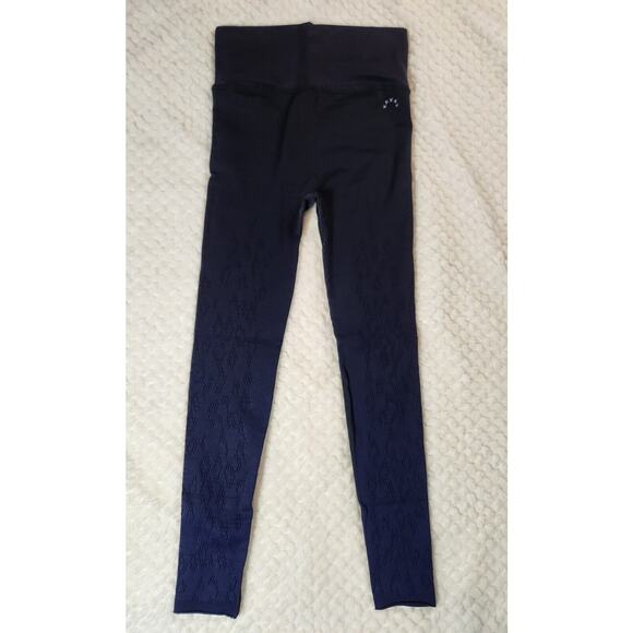 Varley Ombre Leggings Womens XXS XS Blue Black Mid Rise - Picture 2 of 9